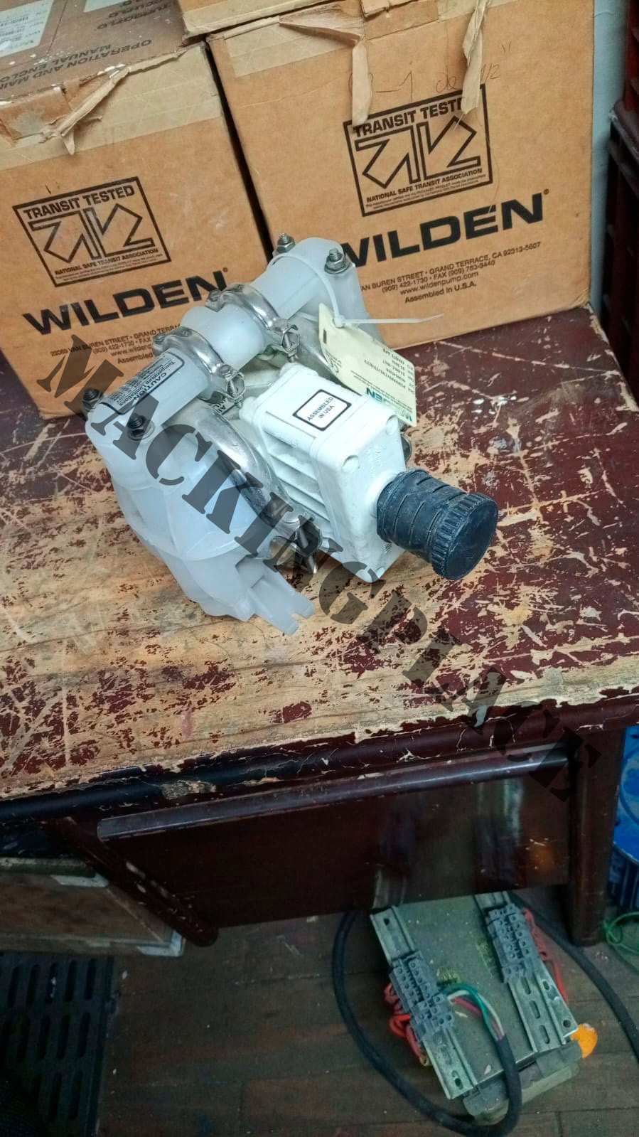 Bomba winden de diafragma