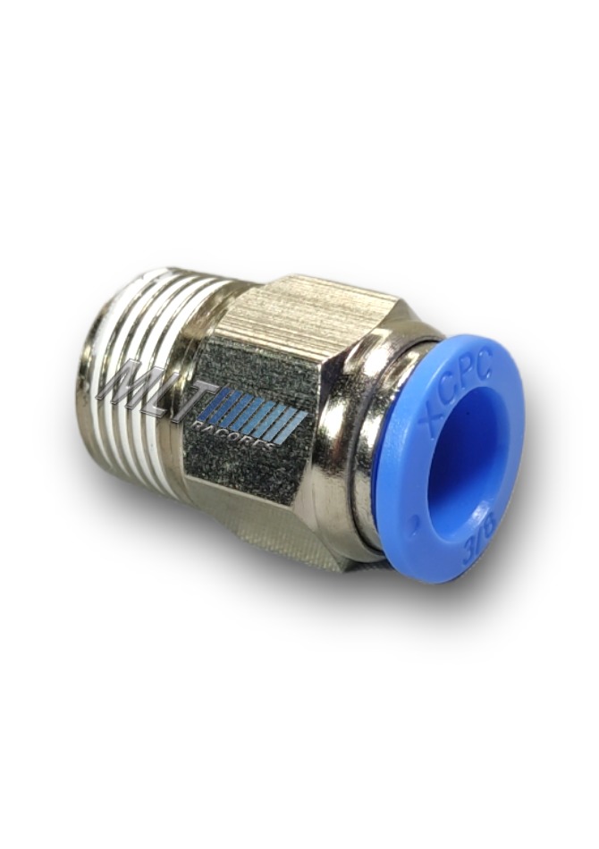 Racor recto manguera de ¼″