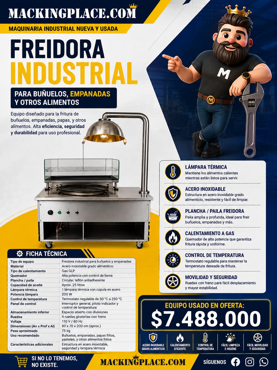 Miniatura de Lote Completo de Maquinaria y Equipos para Panadería